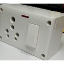 16 amp Combined box with light Indicator, heavy
