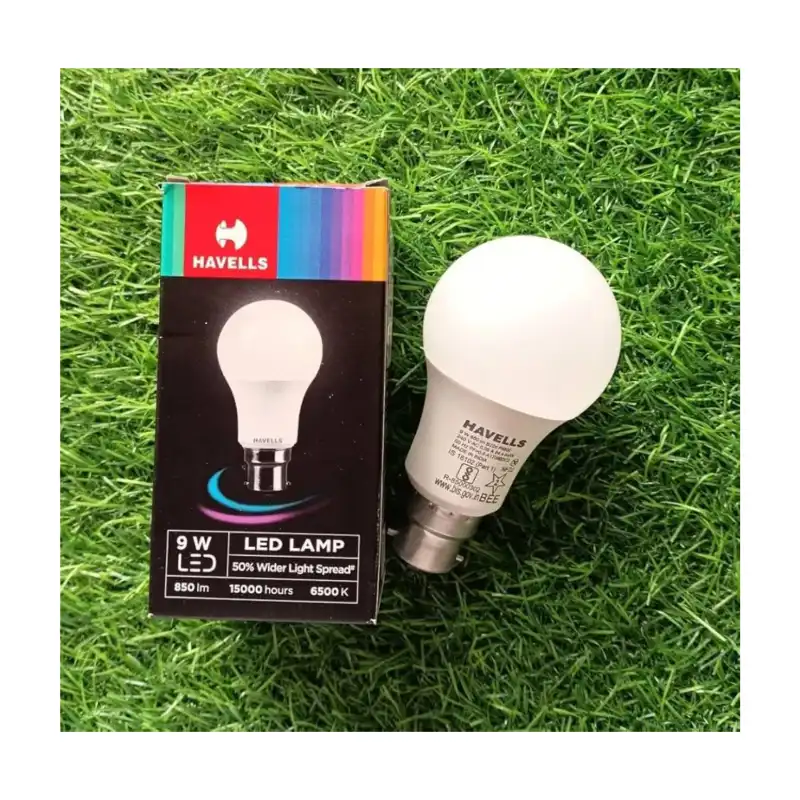Havells 9 Watt LED Bulb - B22 Cool Daylight Havells 9 Watt LED Bulb - B22 Cool Daylight