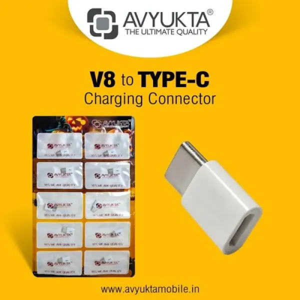 AVYUKTA V8 to C type connector
