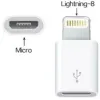 Lightning 8 Pin to Micro USB Converter - Sync Charge Iphone 5 Ipad Mini 4 Apple 0.05 m Micro USB Cable