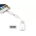 Lightning 8 Pin to Micro USB Converter - Sync Charge Iphone 5 Ipad Mini 4 Apple 0.05 m Micro USB Cable