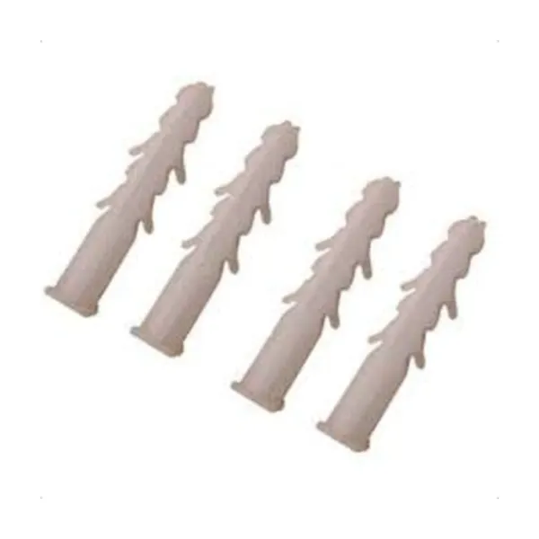 PVC Gitti | Wall Plugs/Sleeve Gitti 1 inch. (White, 25mm)- Pack of 100 pcs