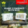 Lufa SS Combined Box - 16 Amp, Pack of 15