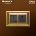 Anchor Ziva 6A Socket Black - 68208B Anchor Ziva 6A Socket Black - 68208B