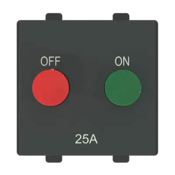 Polycab Etira 25A Motor Starter Switch - Mag. Grey