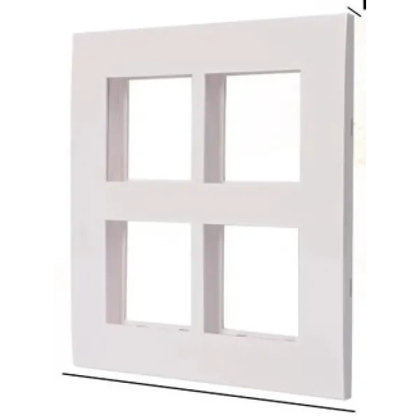 Anchor Penta 8 Module Plate  (65988) - SQ  | Cover Plate with Base Frame