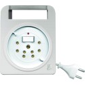 Anchor by Panasonic 15380 6A 2 Pin Extension Flex Box, 8 m with Indicator and Handle Anchor by Panasonic 15380 6A 2 Pin Extension Flex Box, 8 m with Indicator and Handle