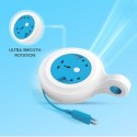 Anchor 6A 2-Pin Flexi Cord with 8 m Cable and Two Sockets for Flexible Household Power Access