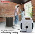 Anchor 6A 2-Pin Flexi Cord with Universal Socket, Push-Button Switch and Power Indicator