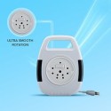 Anchor 6A 2-Pin Flexi Cord with Universal Socket, Push-Button Switch and Power Indicator