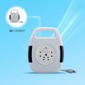 Anchor 6A 2-Pin Flexi Cord with Universal Socket, Push-Button Switch and Power Indicator