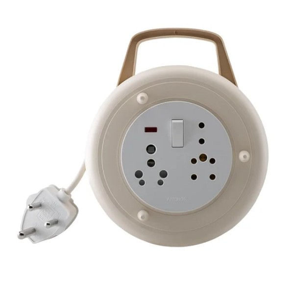 Anchor Dyna 16A 3-Pin Flexi Cord with 4 m Cord for Compatible Appliances and Extended Socket Reach