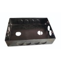 12M Modular Box, Heavy Black Electrical Switch Box for Modular Wall Switches and Plates