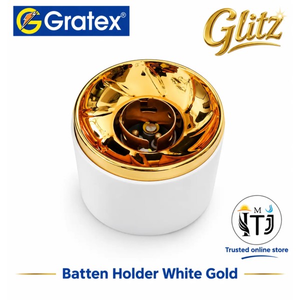 Gratex Batten Holder| White Gold