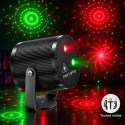 Cylinder Red Green Laser Projector Light