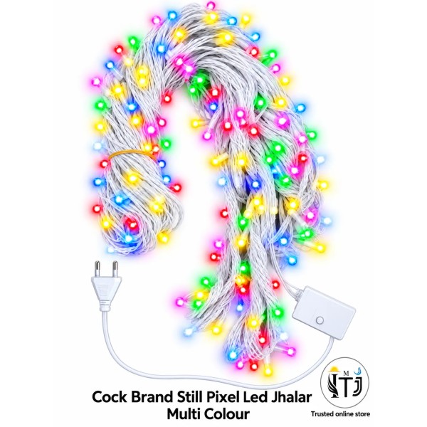 MITJ Still Pixel LED Jharna (Waterfall) Multicolor| 60M| 330 LEDs| 8MM LED