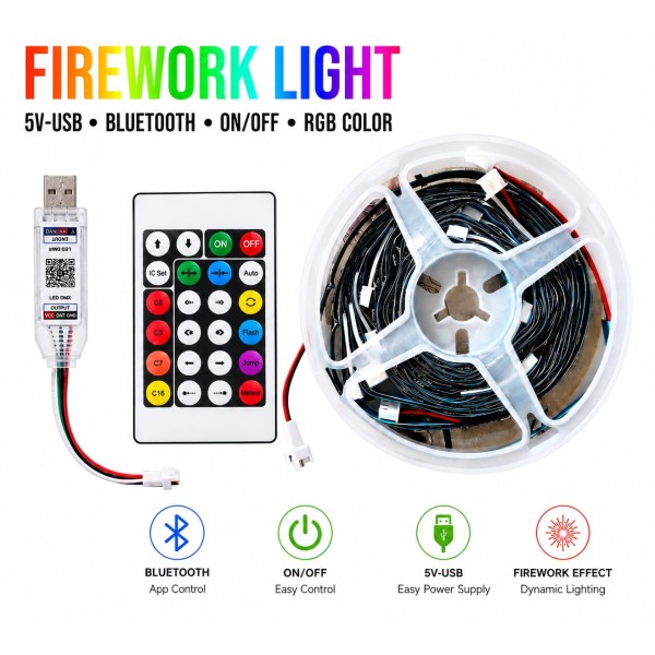 Firework Light RGB Color