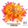 MITJ Flower & Petal Still Pixel LED Jhalar 10M| Warm White