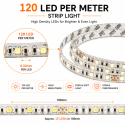 LED Strip Light Self Adhesive (120 Led per Meter) Warm White - 5 Meter LED Strip Light Self Adhesive (120 Led per Meter) Warm White - 5 Meter
