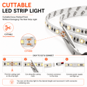 LED Strip Light Self Adhesive (120 Led per Meter) Warm White - 5 Meter LED Strip Light Self Adhesive (120 Led per Meter) Warm White - 5 Meter
