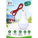 MITJ 12W DC Bulb - Cool White 12V Solar LED With Clamps