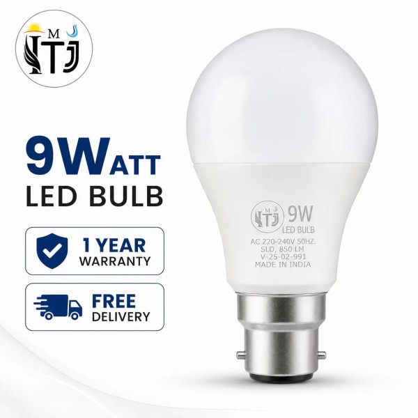 MITJ 9 Watt LED Bulb with 1 Year Warranty