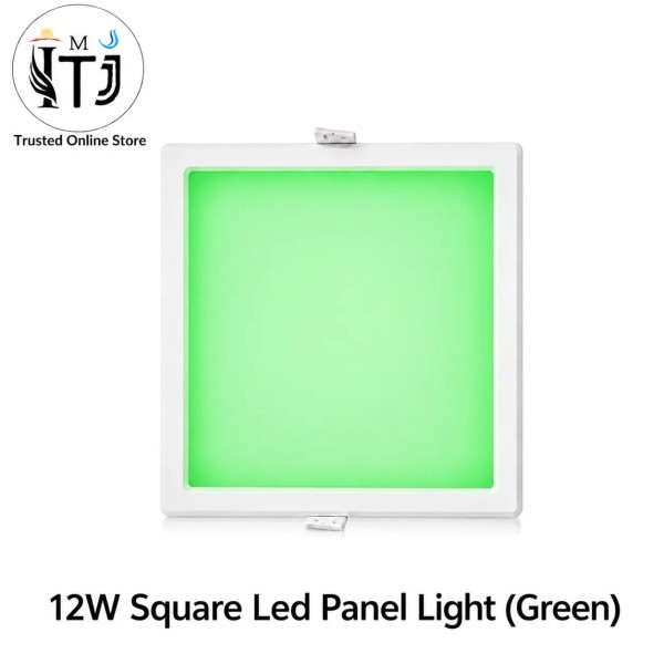 MITJ 12 Watt LED Panel Light - Green