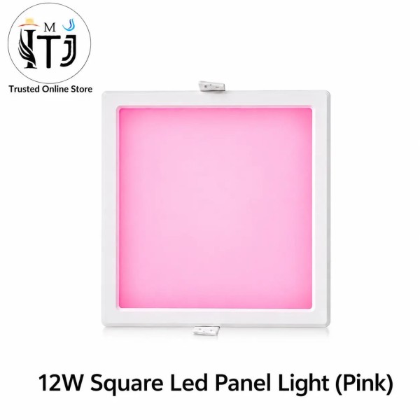 MITJ 12 Watt LED Panel Light - Pink