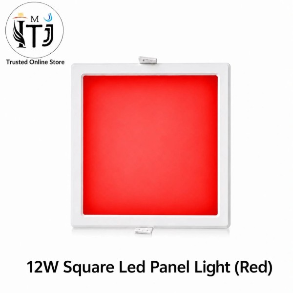 MITJ 12 Watt LED Panel Light - Red