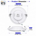 MITJ 8+8W Round LED Panel Light | Combo Light 
