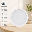MITJ 8+8W Round LED Panel Light | Combo Light 