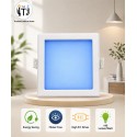MITJ-8W Square LED Panel Light |Blue MITJ-8W Square LED Panel Light |Blue