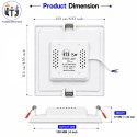 MITJ-8W Square LED Panel Light |Blue MITJ-8W Square LED Panel Light |Blue