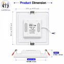 MITJ-8W Square LED Panel Light |Pink MITJ-8W Square LED Panel Light |Pink
