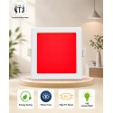 MITJ-8W Square LED Panel Light | Red MITJ-8W Square LED Panel Light | Red