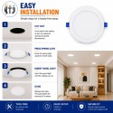 MITJ 8+8W Round LED Panel Light | Combo Light 