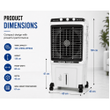 Nexon 100 ltr Air cooler , Tower Cooler  with powerful cooling
