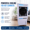 Summermax 140 ltr Gadar Air Cooler with Ice Tray and 3 side Cooling Pad