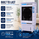 Summermax 140 ltr Gadar Air Cooler with Ice Tray and 3 side Cooling Pad