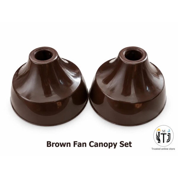 MITJ Ceiling Fan Canopy Set of 2 | Brown