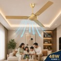 Anchor Croatia Designer Ceiling Fan - 1200mm Mustard Gold Anchor Croatia Designer Ceiling Fan - 1200mm Mustard Gold
