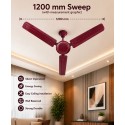 Aricon Racer Ceiling Fan - 1200mm, 405 RPM
