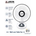Aricon Table Fan-300mm, White