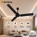 Atomberg Efficio Prime Remote BLDC Ceiling Fan 1200MM Midnight Black Atomberg Efficio Prime Remote BLDC Ceiling Fan 1200MM Midnight Black