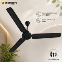 Atomberg Efficio Prime Remote BLDC Ceiling Fan 1200MM Midnight Black Atomberg Efficio Prime Remote BLDC Ceiling Fan 1200MM Midnight Black
