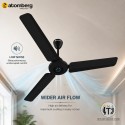 Atomberg Efficio Prime Remote BLDC Ceiling Fan 1200MM Midnight Black Atomberg Efficio Prime Remote BLDC Ceiling Fan 1200MM Midnight Black
