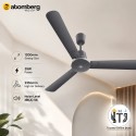 Atomberg Ikano Stylique Ceiling Fan 1200mm Pebble Grey