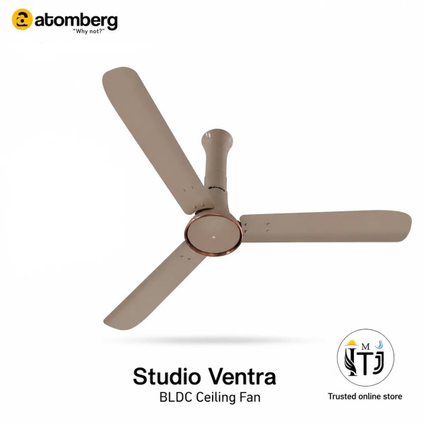 Atomberg Studio Ventra BLDC Ceiling Fan 1250MM | Creme Brulee