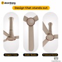 Atomberg Studio Ventra BLDC Ceiling Fan 1250MM | Creme Brulee