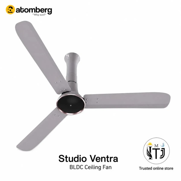 Atomberg Studio Ventra BLDC Ceiling Fan 1250MM | Urban Chrome 